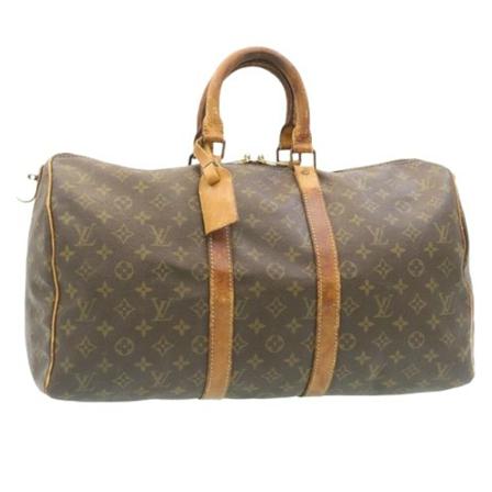 Louis Vuitton Vintage, Pre-owned Keepall 45 Bruin, Dames, Maat:ONE Size