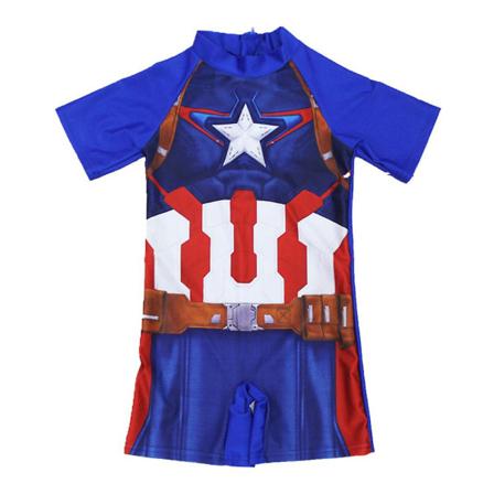 3-11 år Kid Superman Baddräkt Baddräkt i ett stycke Captain America - B 6-8 Years