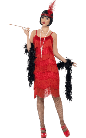 Flapper Shimmy Costume S - Partyninja.se