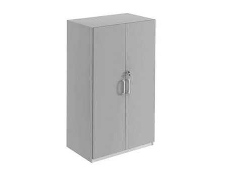 DENORD DESIGN 3xA4-hylla med dörrar grå - Lyreco - Kontorsmöbler och inredning - Skåp och hyllor - Hyllor