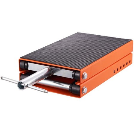 Motonosteen saksipukki - 500 kg kapasiteetti - Laaja taso ja turvapistoke - Käsikierros tuki