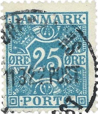 Danmark - AFA PO24 - Stemplet