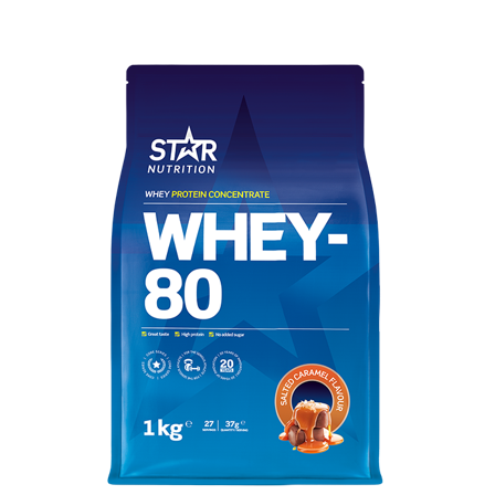 Star Nutrition Whey-80 Myseprotein 1 kg
