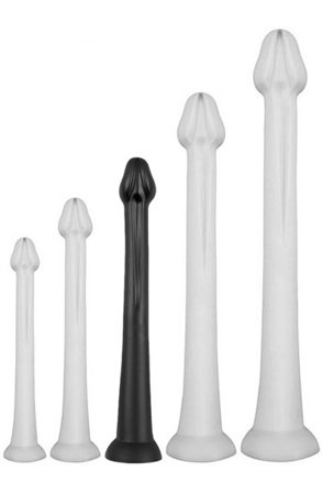 Darksil Wal Dildo Groß Schwarz 42 cm