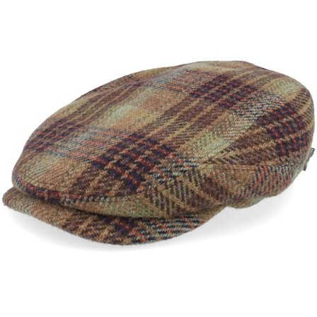 Stetson - Beige flatcap Czapka Z Daszkiem - Driver Cap Wool Garage Beige/Brown/Khaki Flat Cap @ Hatstore