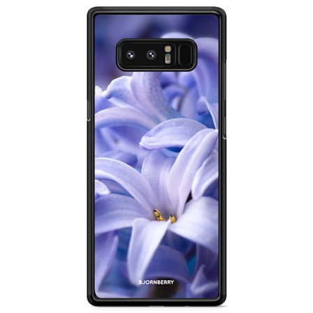 Bjornberry Skal Samsung Galaxy Note 8 - Blå blomma