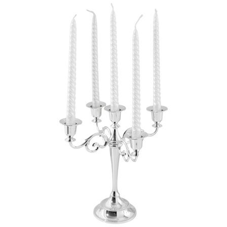 Metall Lysestakeholder for Bryllupsarrangementer, Bryllupsarrangementdekorasjon med Klassisk Håndverk, Midtpunkt for Julebord med Elegant Lys