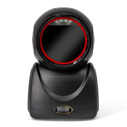 2D Omnidirektionel Stregkodelæser 1D 2D QR-kode Skrivebord Auto Sense Stregkode USB Data Matrix-læser