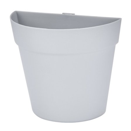 Vægmonteret Blomsterpotte Halvcirkelformet Plastik Plantepotte Beholder