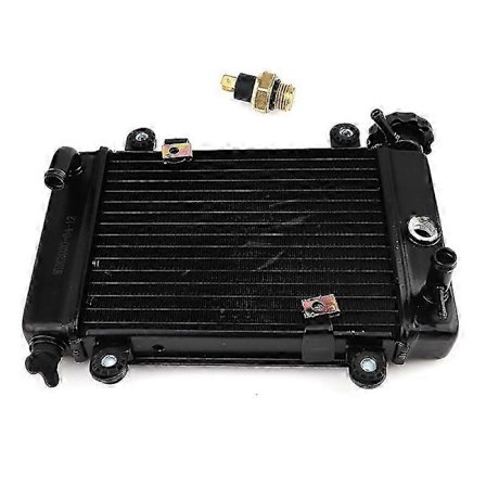 ATV Vannkjøling Motor Kjøler Radiator Kjøling + Vifte for 150cc 250cc PIT Quad Dirt Bike Dune Buggy Motorsykkel 4 Hjul Zongshen