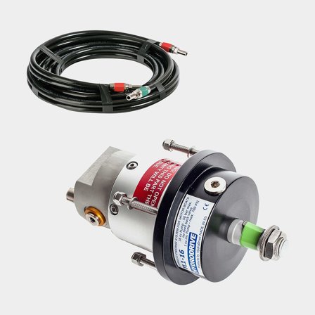 Pump & hose kit for extra helm Hydrodrive Second Station Kit TL1-16 MRA, with helm pump + oil + hydraulic hoses + fittings