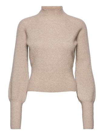 Soft Petit Ribbed Turtleneck Turtleneck Rullekravetrøje Lyserød Cathrine Hammel
