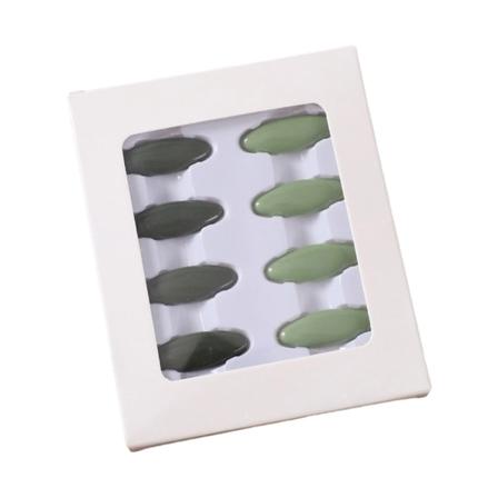 Hijabnål 8 delar Diamanter Form muslimska kvinnor Hijab Sari-nålar Flerfärgade säkerhetsnålar Plast Scarf Clip Brosch