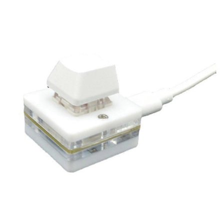 RGB Mini 1-knapps OSU Gaming Tangentbord Photoshop Ritnings Tangentbord Programmering Makroknappsats Mekaniskt Tangentbord, Röd Brytare[D]