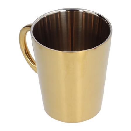 300 ml vattenkopp med handtag 304 rostfritt stål värmeisolering