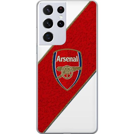 Kompatibelt Mobilskal till Samsung Samsung Galaxy S21 Ultra 5G Moschino Toy teddybjörn med enkel tecknad design, brun björn med vit tröja och tydli