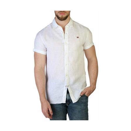 Napapijri Casual Shirts Hvid, Herre Skjorter
