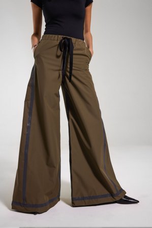 Karla Trousers Tape Green