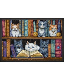 Broderikit Billede Kattenes Påfund - LetiStitch