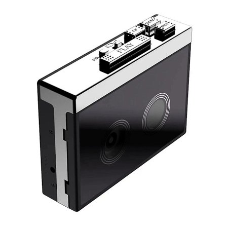 Bluetooth Kassettspiller Stereo Tokanals Automatisk Vendbar FM Radio Retro Klassisk Kassettspiller Bærbar Walkman-WELLNGS
