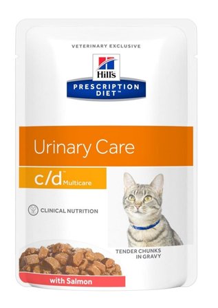 Hill's Prescription Diet C/D Multicare Bocconcini Salmone Per