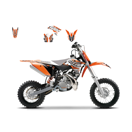 Stickerset Blackbird Dream 3 - KTM 50 SX 2009-2015