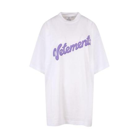 Vetements T-Shirt , Wit , Dames , Maat: XS