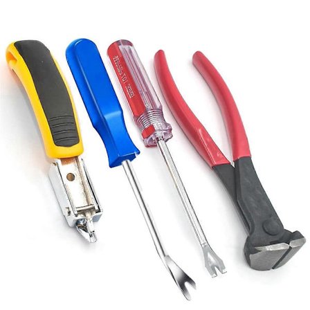4 kpl Niitinpoistaja - Vetotyökalu Sarja Naulanpoistopihti, Niitinpoistaja, -Nostin, Kiinnitä