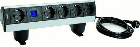 Hager G7068ELN Bordsmodul 5 uttag, Installationsmaterial