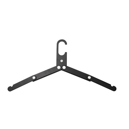 Sammenleggbar Kleshenger Metallhengere SVART