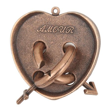 3D Metall Sammenlåsende Hjernetrim Puzzle Lås Opp Spill for Voksne