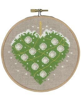 Stickpackung Bild Weihnachtsherz