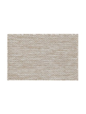 Polipropileno Felpudo Clio Anti-Slip Lisa Beige Lavable