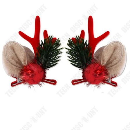 Hårnålar - TD - Jul - Brunt trä - Festdekoration - 2 par