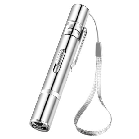 7-i-1 kattelegetøj med LED-lys, interaktivt kattelegetøj til katte og hunde indendørs og udendørs leg, kattelegetøjsstav med lys, USB-genopladelig