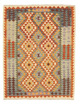 Kilim Afghan Old Style Rug 146X184 Wool, Afghanistan