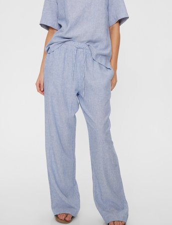 FREE/QUENT Fqlava-Pants - Blue - S