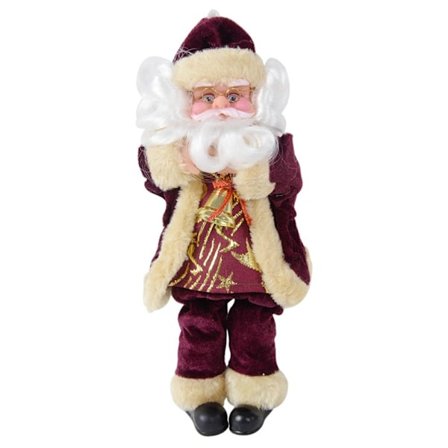 Jule julemandsdukke Julemandsfigur BURGUNDY