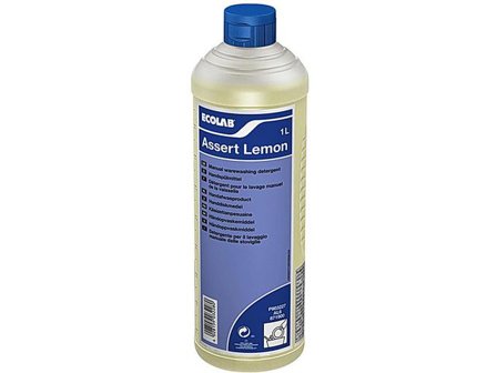 ECOLAB Handdiskmedel Assert Lemon 1L - Lyreco - Städ och hygien - Diskrengöring - Handdiskmedel