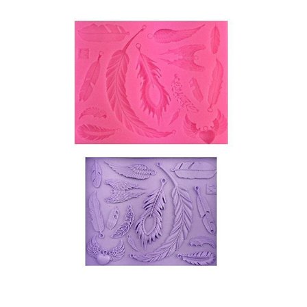 Ny Påfågelfjäderform Aromatisk Form - 2st