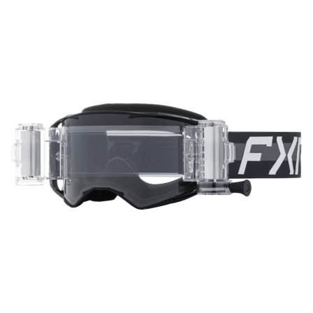 FXR Factory Ride Roll-Off MX Goggles Black