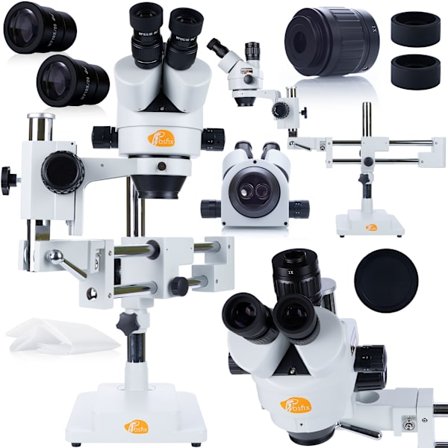 Stereomikroskooppi Jupiter Pro MSJP-T-SDMS1 – Trinokulaarinen | Zoom 7X-45X | Ergonominen | Elektroniikkaan ja Koruihin