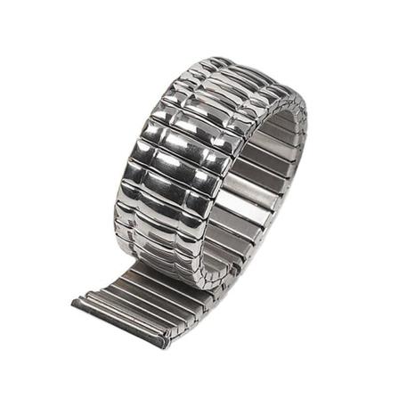 Klockarmband Elastiskt Rostfritt Stål 16 Mm - Silver / Guld Silver
