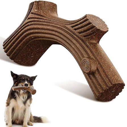 Hunde leker uforgjengelige, tøffe hundleker for aggressive tyggere - Tannbørste tannpleie for hunder under 30 kg bursdagsgaver