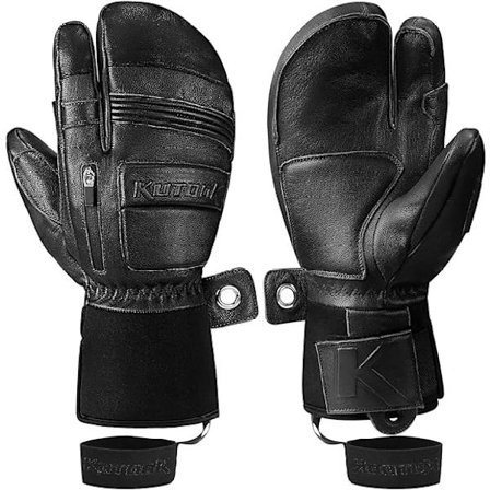 Vinter Skihandsker Termisk Vandtæt Gedehud Forlænget Håndled Sne Ski Snowboard Udendørs Sport XL