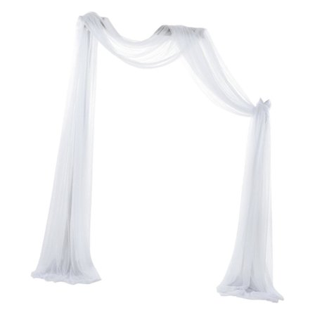 Arch Drape Gjenbrukbar 70x550cm Arbor Drapering for Mottakelse Baby Shower Dekorasjoner 1x