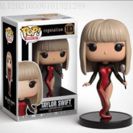 Taylor Swift harpiks storhoved dukke ornamenter hjem stue studie skrivebord ornamenter dekoration