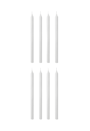 Åhléns Home Kronljus 35 cm, 8-pack Ljus & ljusstakar Vit ONESIZE