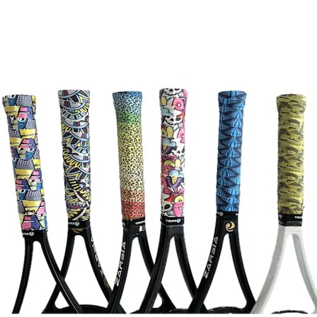 Fortykket badmintonsvetteabsorberende belte, perforert sklisikker pustende kjøl håndgrep