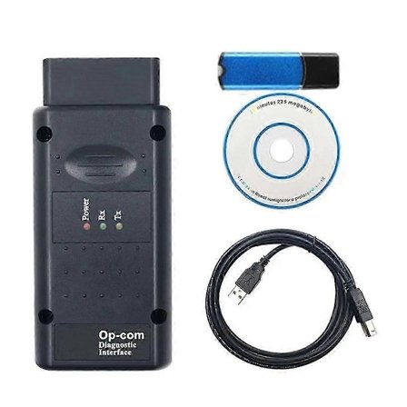 Passer for OPCOM 2021 med USB-dongle Diagnoseverktøy Op-Com V1.95 Flash Update Op Com V2021 for Opel Bil Diagnoseverktøy-FO SHAN RAN WANG